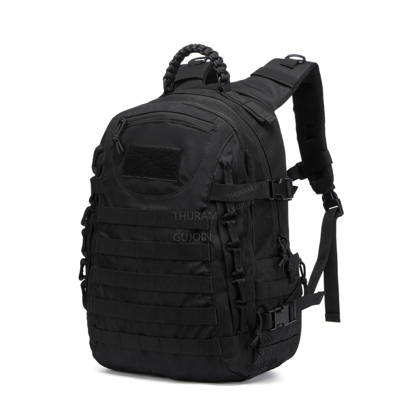 Tactical Backpack Style, Large Capacity Waterproof Outdoor Rucksack with MOLLE System, Hiking Camping Travel Bug Out Bag