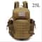 Tactical MOLLE Backpack for Men, Hunting & Outdoor EDC Rucksack, Gym Hiking Bag with 2 Bottle Holders