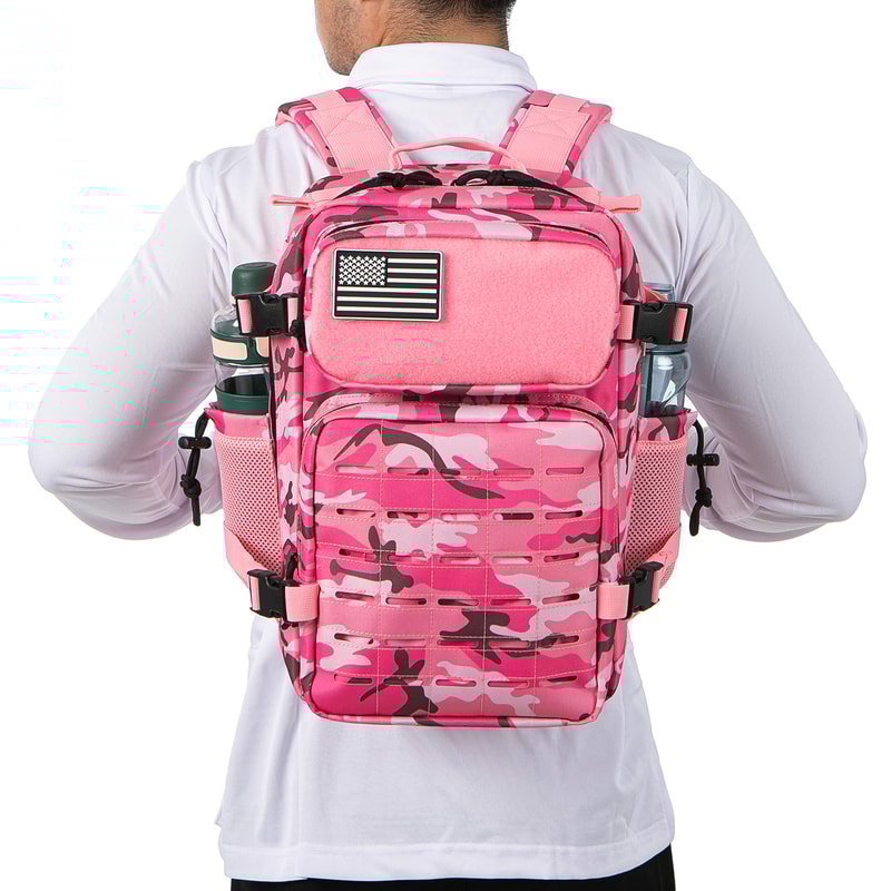 Tactical Backpack For Women And Men Outdoor Hiking Daypack Laser Cut Molle Gym Rucksack School Bag 3