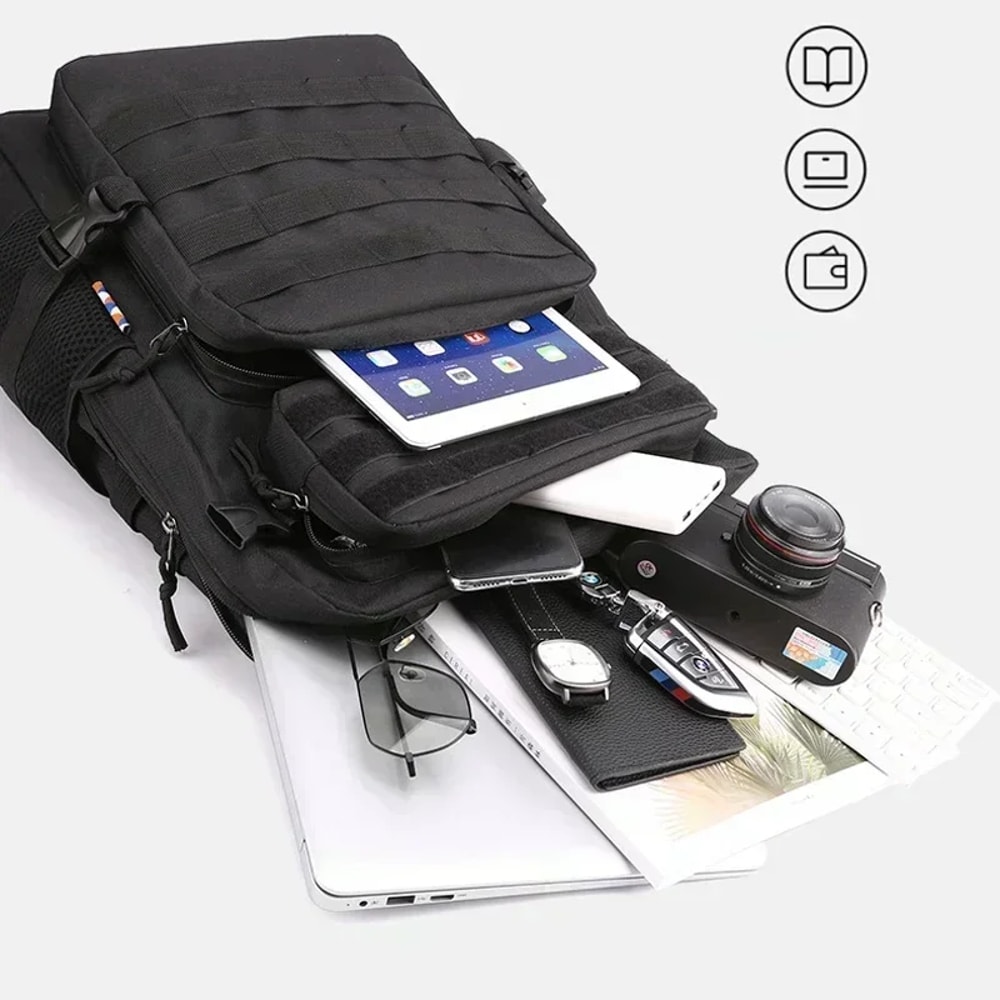 Nylon Waterproof Outdoor Rucksacks, Tactical Sports Camping Hiking Backpack, Trekking Molle Hunting Bag