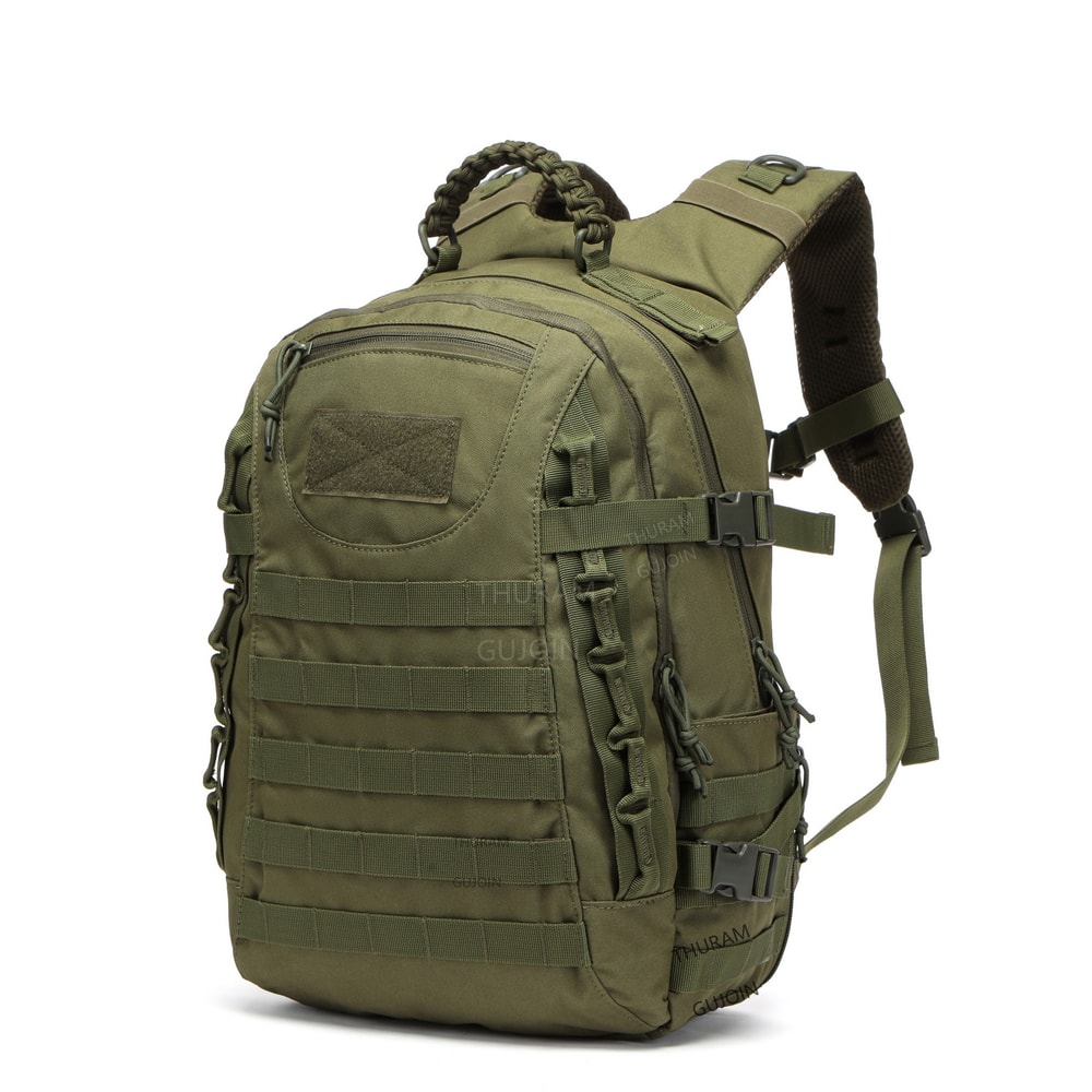 Large Capacity Waterproof Tactical Backpack with MOLLE System, Outdoor Hiking Camping Bug Out Rucksack, Durable Travel