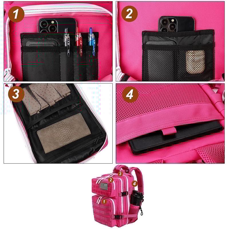 Tactical Backpack For Women Fitness Athlete Gym Out Bag Small Outdoor Sports Rucksack With Bottle H 5