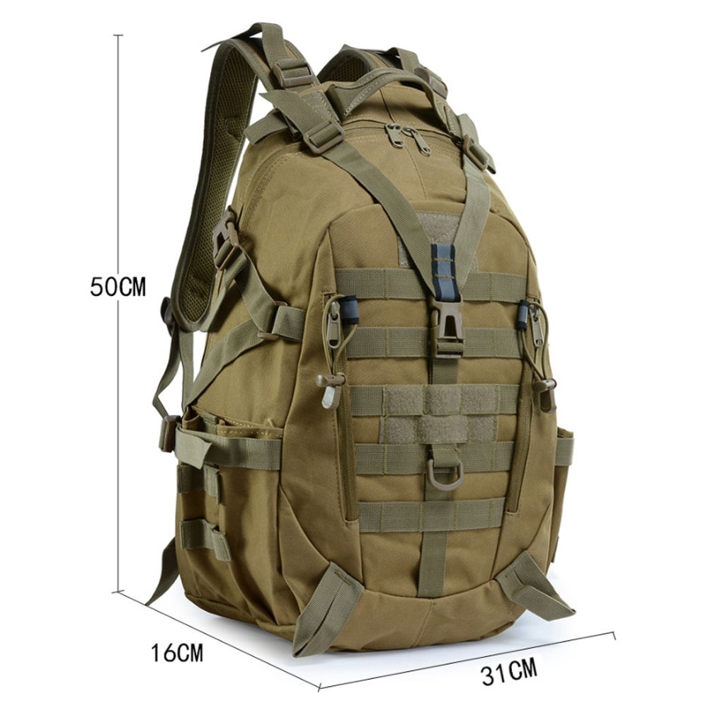 Tactical Reflective Backpack Outdoor Molle Camouflage Rucksack Hiking Camping Hunting Travel Assaul 4