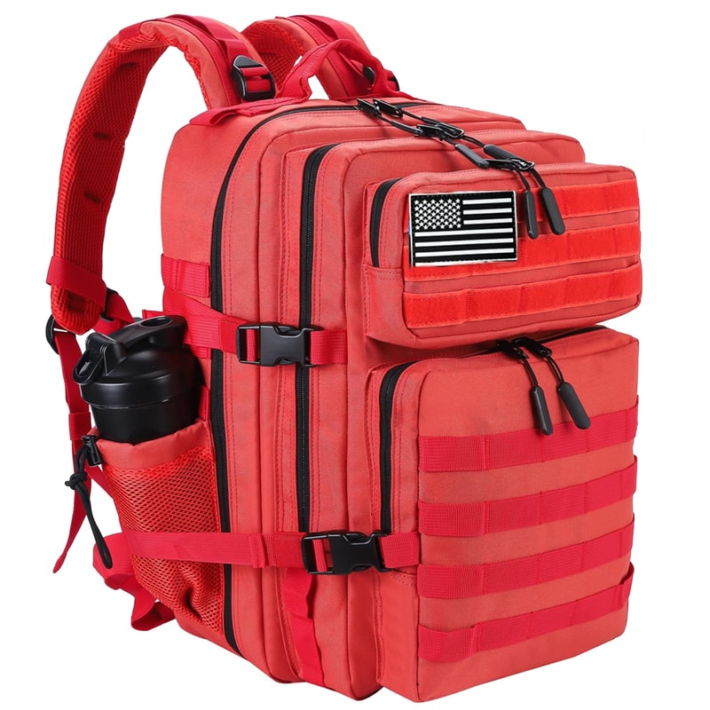 Tactical Backpack, Assault Outdoor Backpack, Waterproof Climbing Rucksack for Camping, Hiking, Hunting Mochila Bag