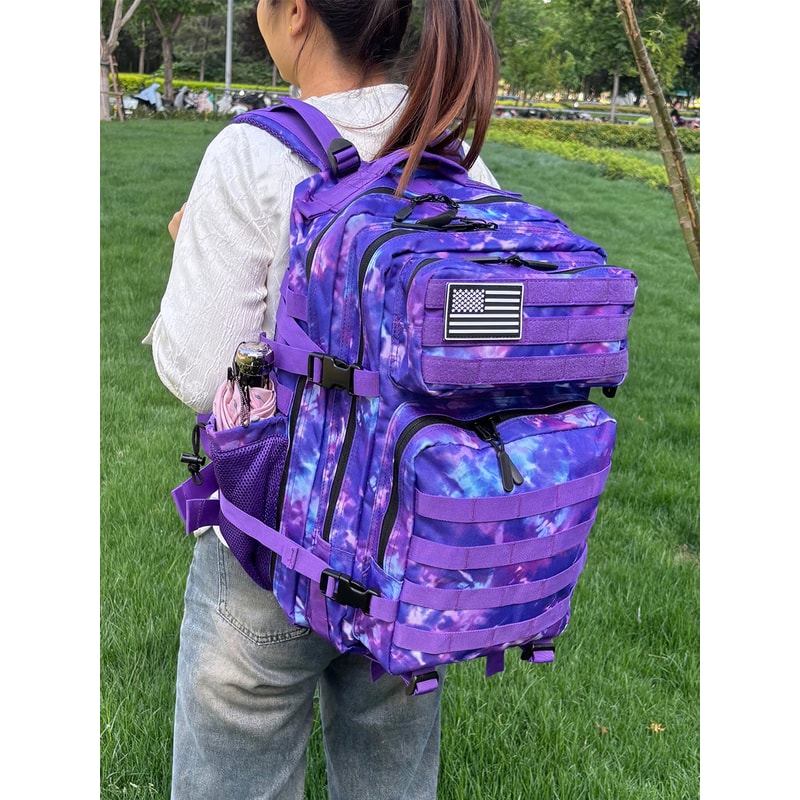 Tactical Backpack, Assault Outdoor Backpack, Waterproof Climbing Rucksack for Camping, Hiking, Hunting Mochila Bag