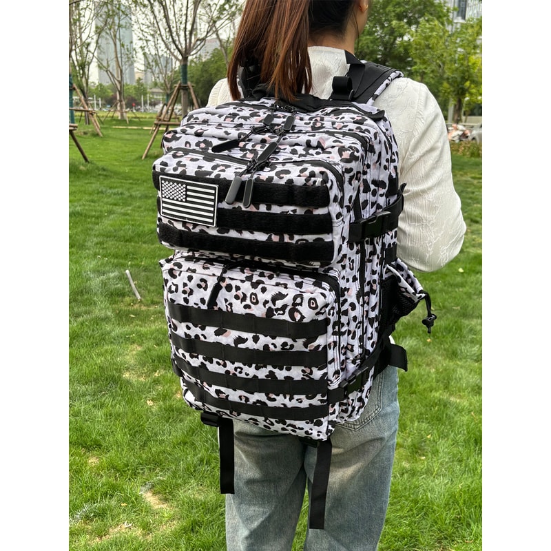 Tactical Backpack, Assault Outdoor Backpack, Waterproof Climbing Rucksack for Camping, Hiking, Hunting Mochila Bag