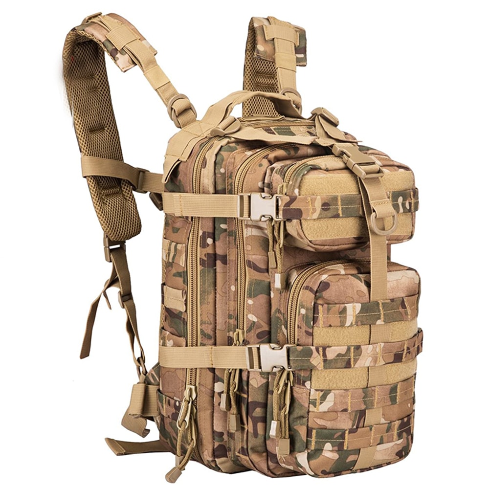 Tactical Backpack Military Daypack for Men, Molle Assault Pack, Bug Out Bag for Hiking, Camping, Travel, Army Hunting