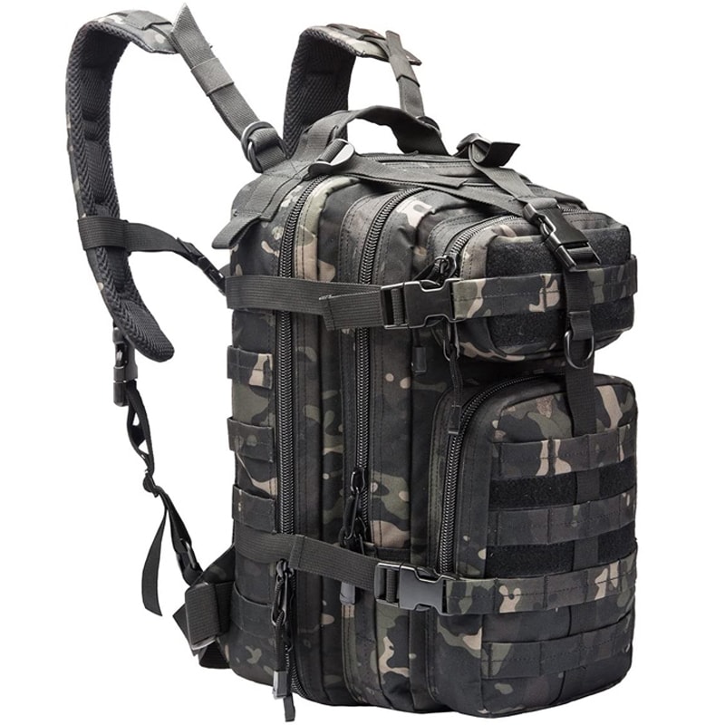 Tactical Backpack Military Daypack for Men, Molle Assault Pack, Bug Out Bag for Hiking, Camping, Travel, Army Hunting