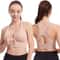 Womens Zipper Sports Bra Vest Plus Size Shock Resistant Bra Womens Yoga Running Fitness Bra For Act