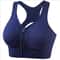 Womens Zipper Sports Bra Vest Plus Size Shock Resistant Bra Womens Yoga Running Fitness Bra For Act