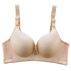 sexy wireless push up bra, no steel ring, seamless 8cm thick padded lingerie, adjustable straps for women