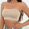 Varsbaby Women Tube Strapless Bra Chest Wrap Bandeau Unlined Seamless Comfortable Underwear Top 0