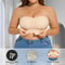 Women Strapless Padded Bra Seamfree Front Button Cross Bandage Comfortable Plus Size Lingerie For W 2