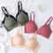 FallSweet Wireless Push Up Bra For Women Seamless Cup Glossy Bralette Comfortable Underwear Female