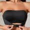 Womens Strapless Bra Sexy Seamless No Padding Comfortable Smooth Half Cup Silicone NonSlip Front Bu 0