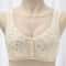 Front Closure Cotton Bra for Women, Breathable Soft Brassiere, Wire Free Thin Cup Bralette, Comfortable Sleeping Lingeri