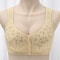 Front Closure Cotton Bra for Women, Breathable Soft Brassiere, Wire Free Thin Cup Bralette, Comfortable Sleeping Lingeri