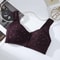 Front Closure Cotton Bra for Women, Breathable Soft Brassiere, Wire Free Thin Cup Bralette, Comfortable Sleeping Lingeri