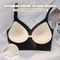 Women Seamless Backless Bra, Invisible Push Up Bra, Sexy U-shaped Back Lingerie, Deep U Plunge Brassiere, Open Back