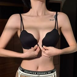 new front buckle beautiful back underwear, women small breasts gathered integrated bra, non-wired breathable non-marking