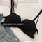 New Front Buckle Beautiful Back Underwear, Women Small Breasts Gathered Integrated Bra, Non-wired Breathable Non-marking