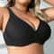 Beauwear Underwire Bra For Big Breast Female Solid Color Plus Size Bras Thin Unlined Underwear For 0