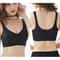 Women Seamless Ice Silk Bra Removable Chest Pad Lifting Bralette No Steel Ring Breathable Push Up Y