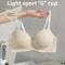 Thickened Push-Up Bra for Small Chest, Wireless No Steel Ring, Anti-Slip Pads, Seamless Invisible Adjustable Straps