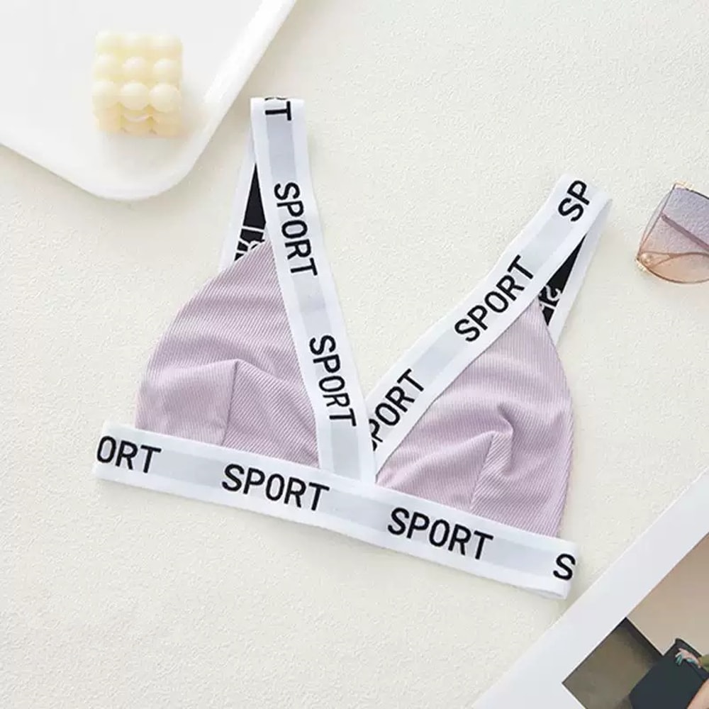 Womens Seamless Push-Up Sports Bra, Comfortable No Rim, Thin Supportive, Friendly for Large Small Breasts