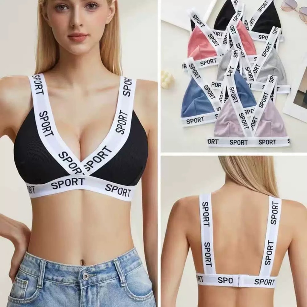 Womens Seamless Push-Up Sports Bra, Comfortable No Rim, Thin Supportive, Friendly for Large Small Breasts