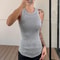 Solid Basic Tank Soft Top for Women, Sexy Sleeveless Round Neck Tank Top, Knitted Bottom Shirt, Summer Outfits