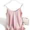 Spaghetti Strap Top Women, Halter V Neck Basic White Cami, Sleeveless Satin Silk Tank Tops, Women's Summer Camisole