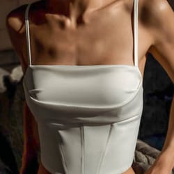 spaghetti strap tank top, sexy backless bandage, skinny crop tops, summer elegant lace up party streetwear women camis