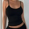 Women Backless Cami Crop Top Summer Solid Color Sleeveless Top Casual Streetwear Fashion 4