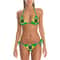 Brazil Flag Bikini Sets, Sexy Printed Swimsuit, Adjustable Lacing, Beach Pool Vacation, No Chest Pad