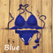 Hand Crochet Women Swimwear, Sexy Crop Top Push Up Bikini Set, Beach Swimsuit with Tassel Swim Shorts