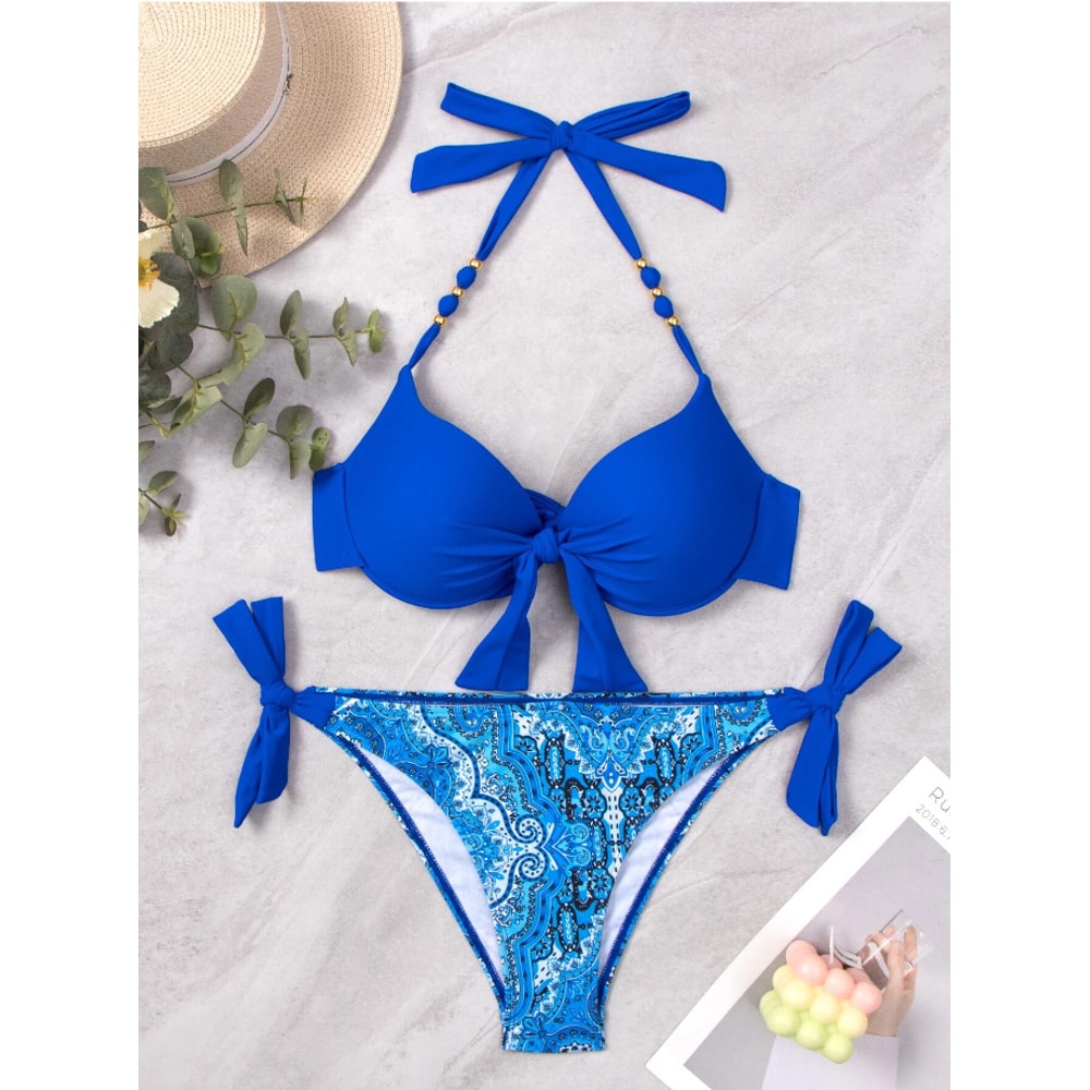 Sexy Push Up Bikini, Women Swimsuit Two Piece Swimwear, Female Thong Bikinis Set, Brazilian Biquini for Bathing Suits
