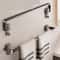 Suction Cup Folding Bathroom Hand Towel Rack Towel Holder Wall Mount No Drill Towel Bar Apartment 0