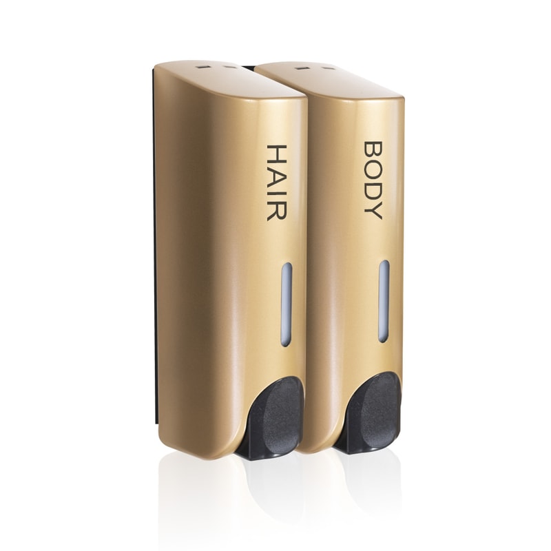 Soap Dispenser Wallmount Shower Bath Shampoo Dispenser Liquid Soap Container Bathroom Accessories 13