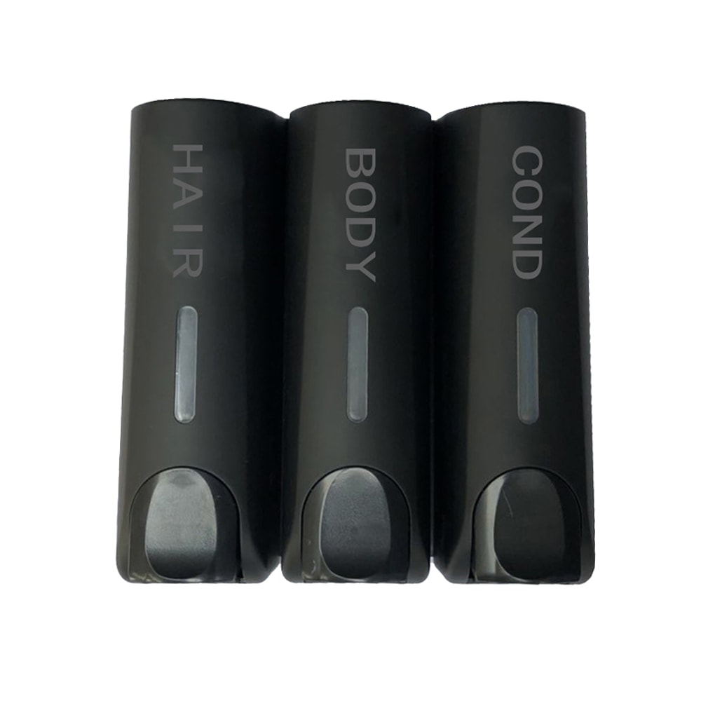 Soap Dispenser Wallmount Shower Bath Shampoo Dispenser Liquid Soap Container Bathroom Accessories 17