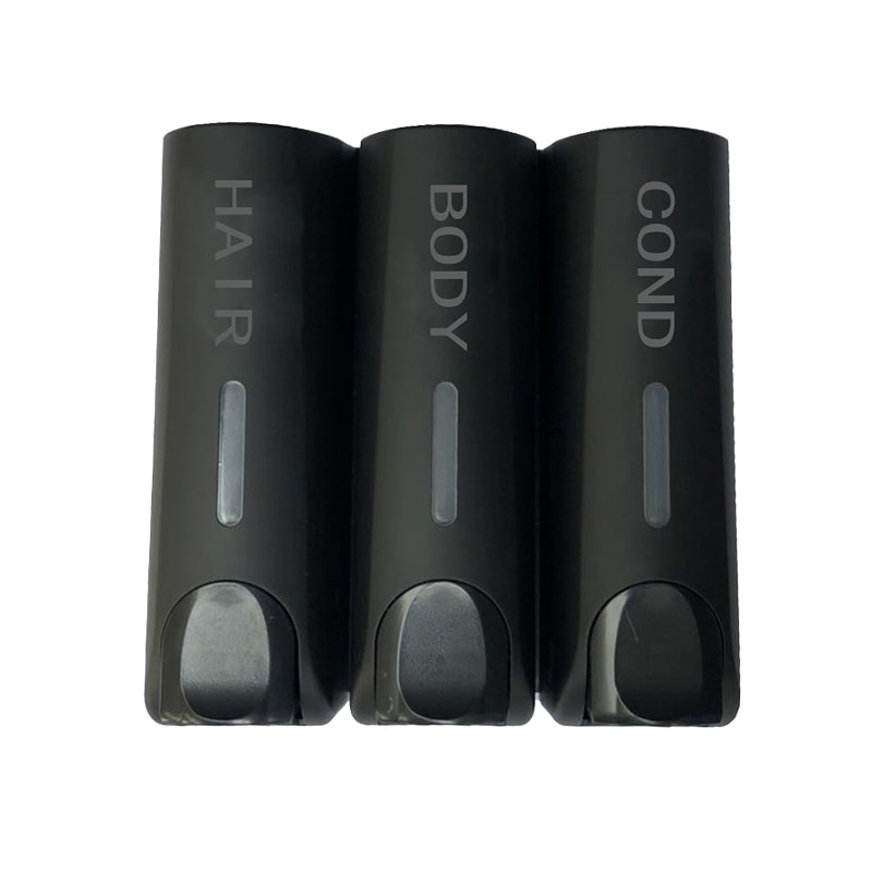 Soap Dispenser Wallmount Shower Bath Shampoo Dispenser Liquid Soap Container Bathroom Accessories 17