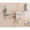 Bathroom Suction Cup Wall Towel Holder, No-punching Retractable Towel Rack, Robe Coat Organizer Shelf