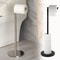 Paper Towel Holder Bathroom Stainless Steel, Floor Mounted Toilet Paper Holder, Single Pole Kitchen Shelf