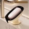 Luxury Suction Cup Soap Box Drain Free Punching Household Soap Rack Bathroom Shelf Countertop 8