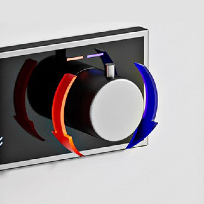 Luxury Brass Gun Grey Thermostatic Shower System, Spray Modes, Ceiling-Embedded Waterfall Bath Mixer with LED Digital