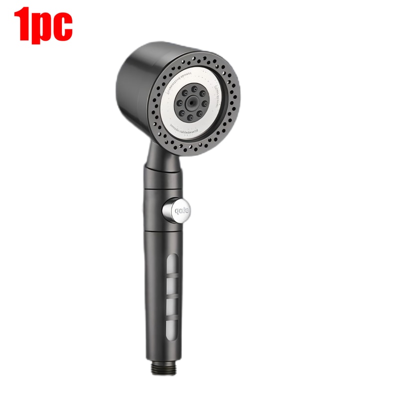 Spray Water Saving Shower Head ABS Handheld Spa Showerhead Large Flow Portable Bathroom Filter Nozz 7