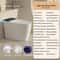 Smart Toilet with Built-in Bidet, AUTO Open/Close, Warm Water Sprayer, Heated Bidet Toilet Seat for Bathrooms, AUTO Dual