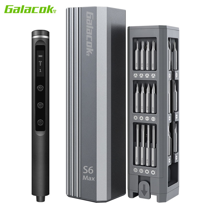 5-Speed Torque Precision Electric Screwdriver Set, Rechargeable Screwdriver, DIY iPhone Repair Tool, Disassembly