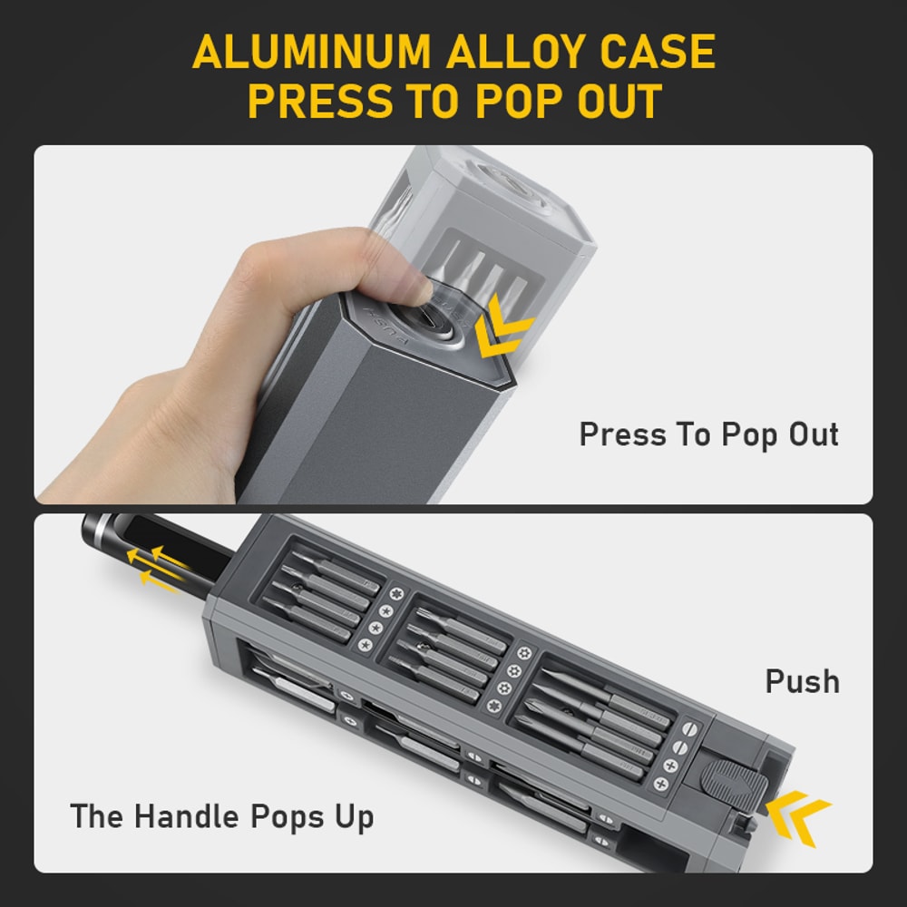 5-Speed Torque Precision Electric Screwdriver Set, Rechargeable Screwdriver, DIY iPhone Repair Tool, Disassembly
