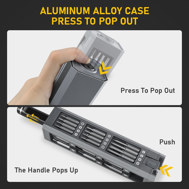 5-Speed Torque Precision Electric Screwdriver Set, Rechargeable Screwdriver, DIY iPhone Repair Tool, Disassembly